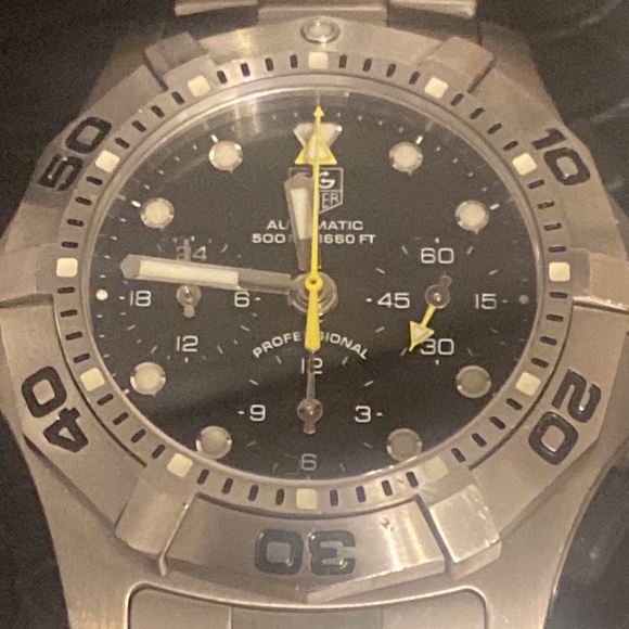 TAG HEUER 500m aguagraph .stainless steel bracelet & case . - Picture 15 of 16